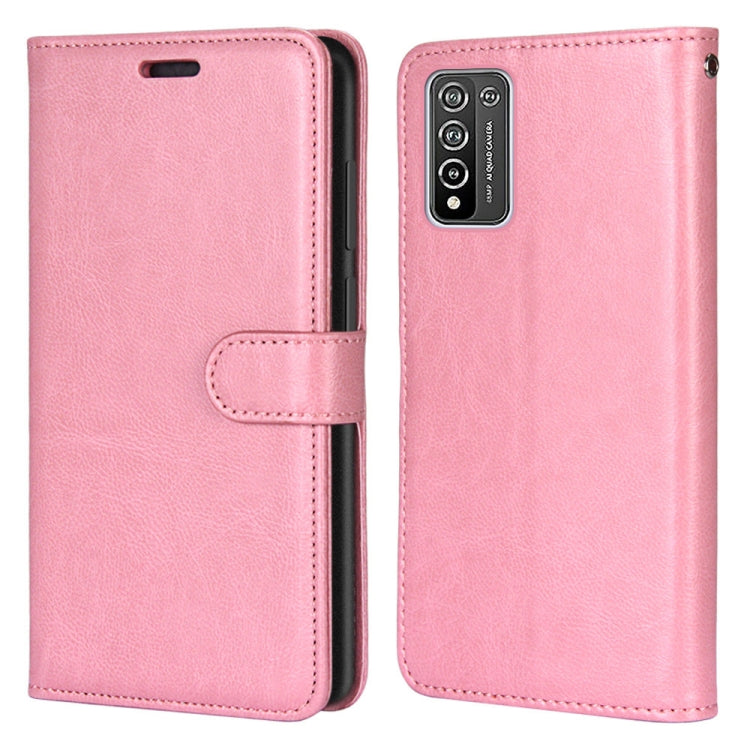 For Huawei Honor 10X Lite Pure Color Horizontal Flip PU Leather Case with Holder & Card Slots & Wallet & Photo Frame