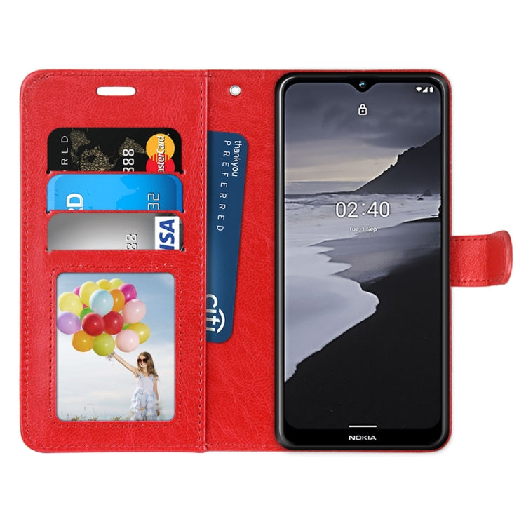 For Nokia 2.4 Pure Color Horizontal Flip PU Leather Case with Holder & Card Slots & Wallet & Photo Frame