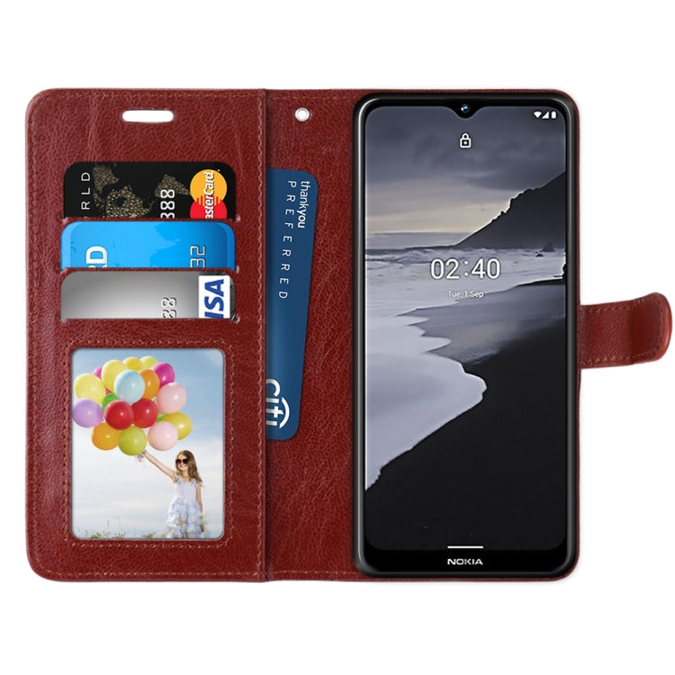 For Nokia 2.4 Pure Color Horizontal Flip PU Leather Case with Holder & Card Slots & Wallet & Photo Frame