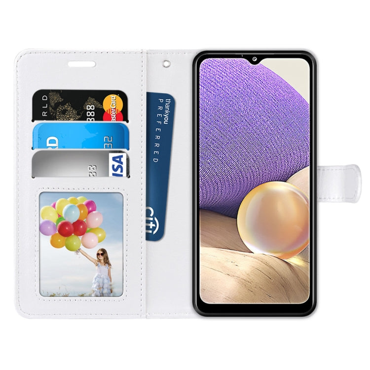For Samsung Galaxy A32 5G Pure Color Horizontal Flip PU Leather Case with Holder & Card Slots & Wallet & Photo Frame