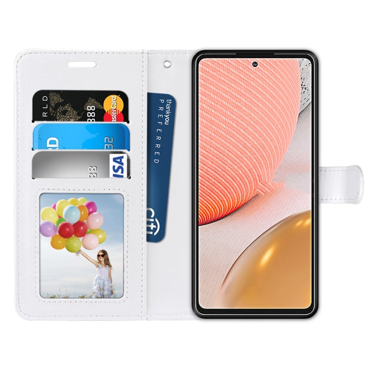 For Samsung Galaxy A72 5G Pure Color Horizontal Flip PU Leather Case with Holder & Card Slots & Wallet & Photo Frame