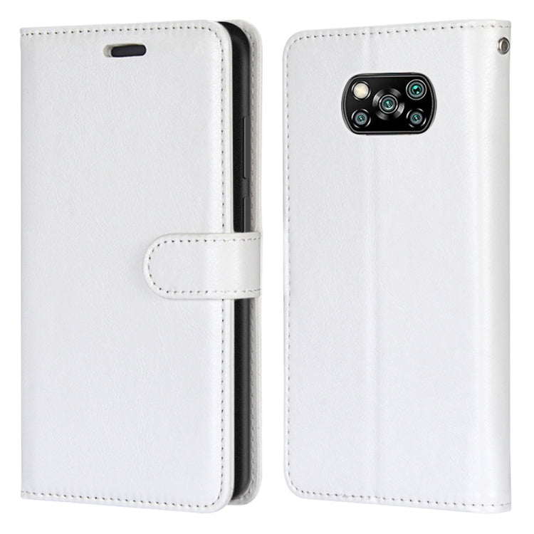 For Xiaomi Poco X3 NPC Pure Color Horizontal Flip PU Leather Case with Holder & Card Slots & Wallet & Photo Frame