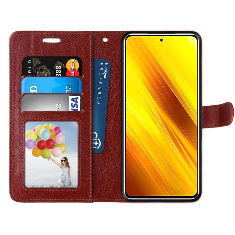 For Xiaomi Poco X3 NPC Pure Color Horizontal Flip PU Leather Case with Holder & Card Slots & Wallet & Photo Frame