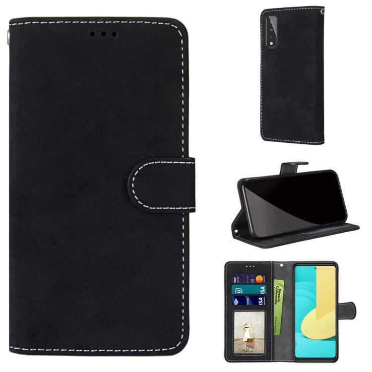 For LG Stylo 7 5G Retro Frosted Horizontal Flip PU Leather Case with Holder & Card Slots & Wallet & Photo Frame
