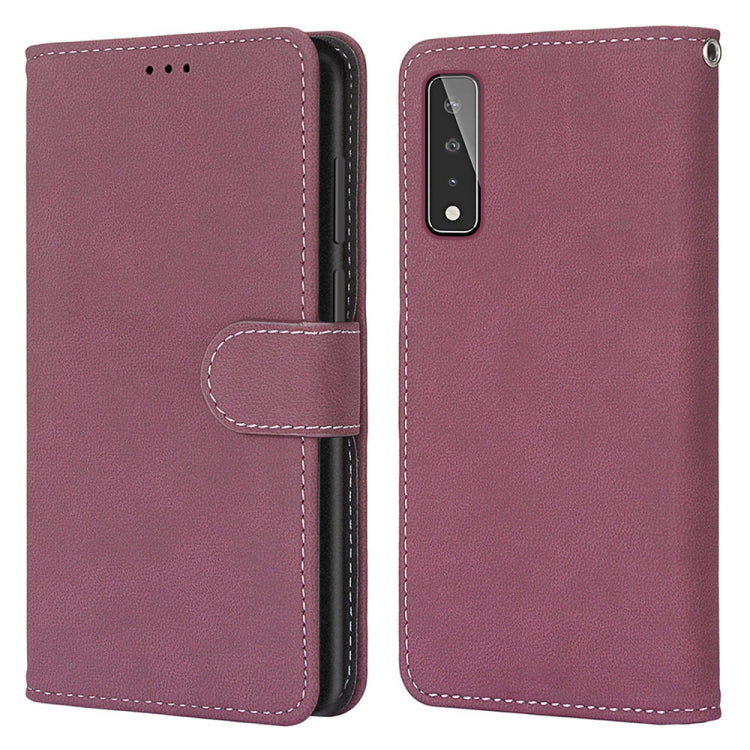 For LG Stylo 7 5G Retro Frosted Horizontal Flip PU Leather Case with Holder & Card Slots & Wallet & Photo Frame