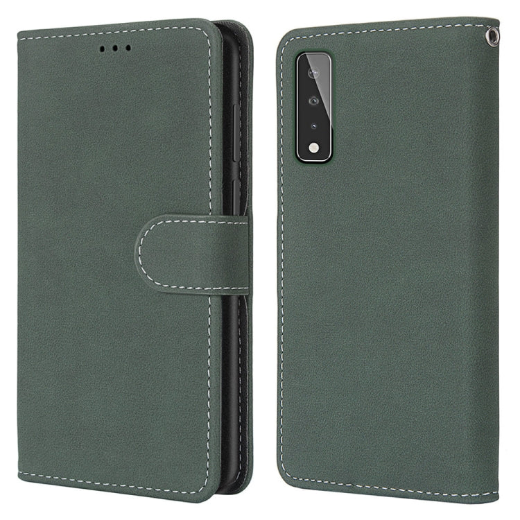 For LG Stylo 7 5G Retro Frosted Horizontal Flip PU Leather Case with Holder & Card Slots & Wallet & Photo Frame