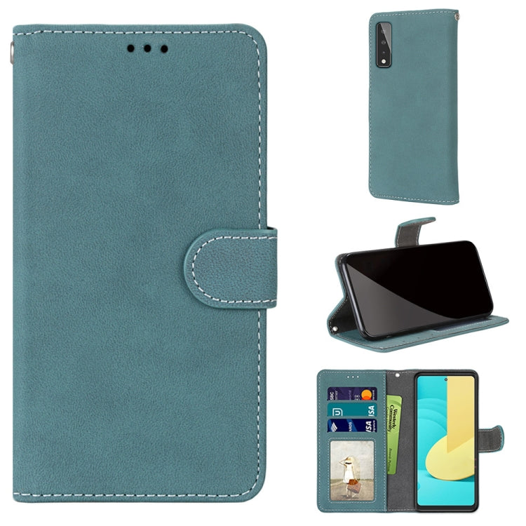For LG Stylo 7 5G Retro Frosted Horizontal Flip PU Leather Case with Holder & Card Slots & Wallet & Photo Frame