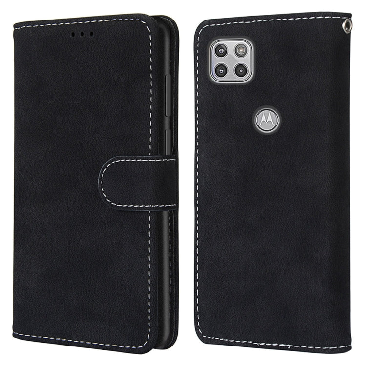 For Motorola Mote G 5G Retro Frosted Horizontal Flip PU Leather Case with Holder & Card Slots & Wallet & Photo Frame