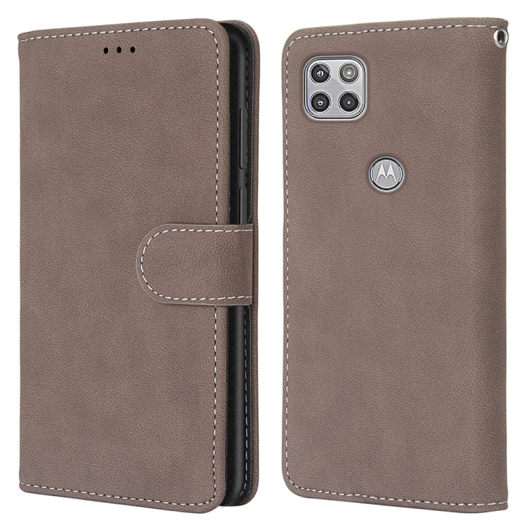 For Motorola Mote G 5G Retro Frosted Horizontal Flip PU Leather Case with Holder & Card Slots & Wallet & Photo Frame