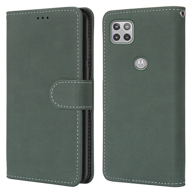 For Motorola Mote G 5G Retro Frosted Horizontal Flip PU Leather Case with Holder & Card Slots & Wallet & Photo Frame