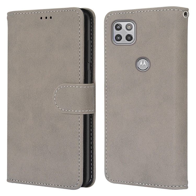 For Motorola Mote G 5G Retro Frosted Horizontal Flip PU Leather Case with Holder & Card Slots & Wallet & Photo Frame