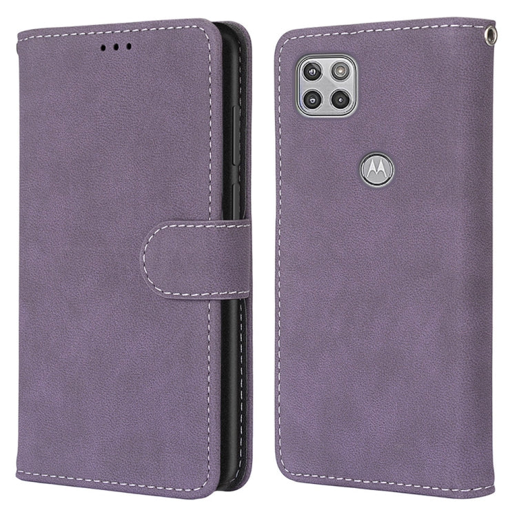 For Motorola Mote G 5G Retro Frosted Horizontal Flip PU Leather Case with Holder & Card Slots & Wallet & Photo Frame