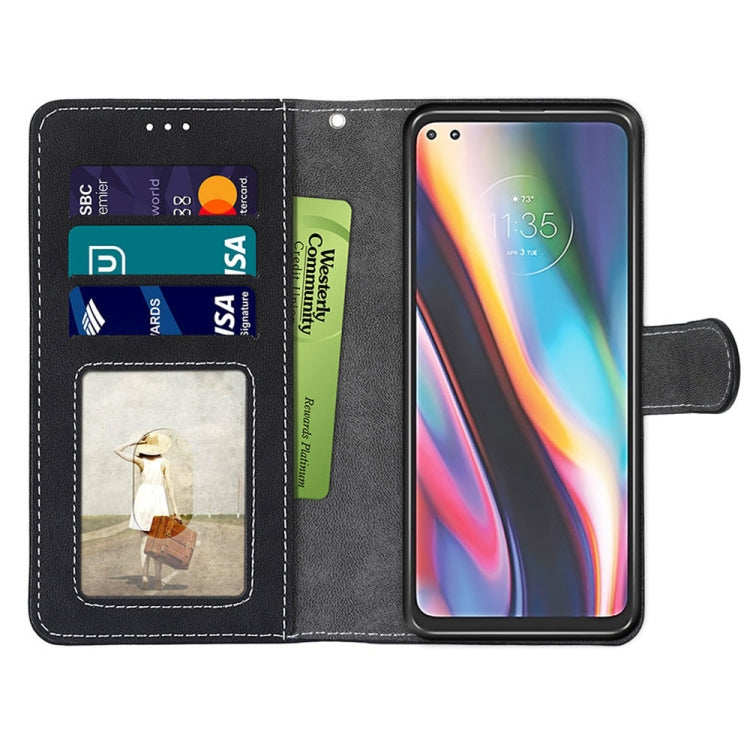 For Motorola Mote G 5G Plus Retro Frosted Horizontal Flip PU Leather Case with Holder & Card Slots & Wallet & Photo Frame