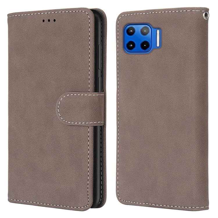 For Motorola Mote G 5G Plus Retro Frosted Horizontal Flip PU Leather Case with Holder & Card Slots & Wallet & Photo Frame