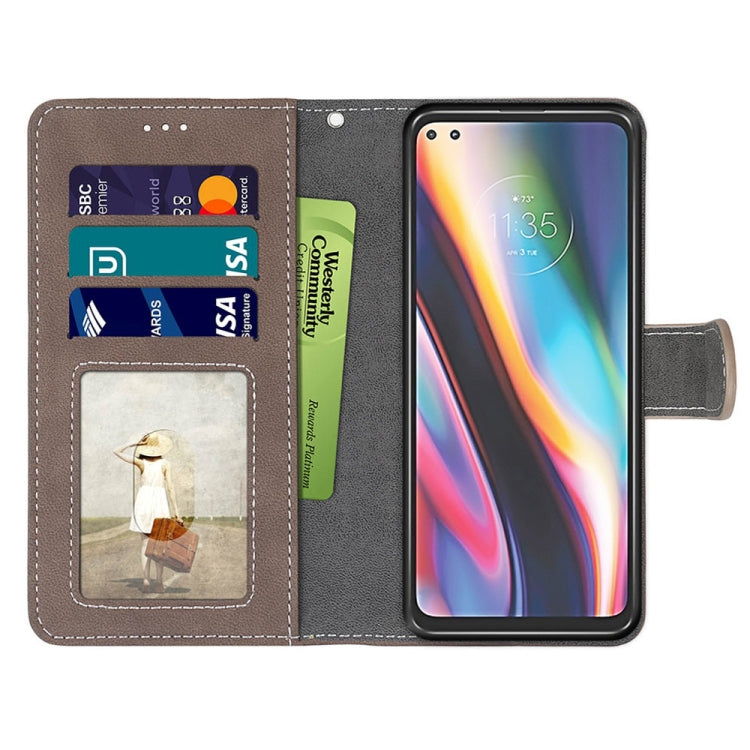 For Motorola Mote G 5G Plus Retro Frosted Horizontal Flip PU Leather Case with Holder & Card Slots & Wallet & Photo Frame
