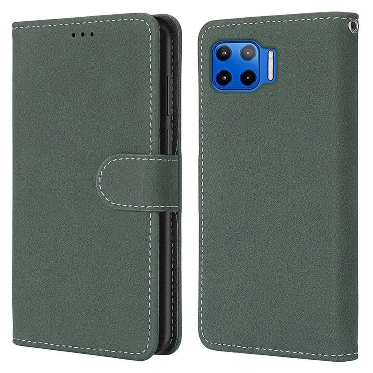 For Motorola Mote G 5G Plus Retro Frosted Horizontal Flip PU Leather Case with Holder & Card Slots & Wallet & Photo Frame