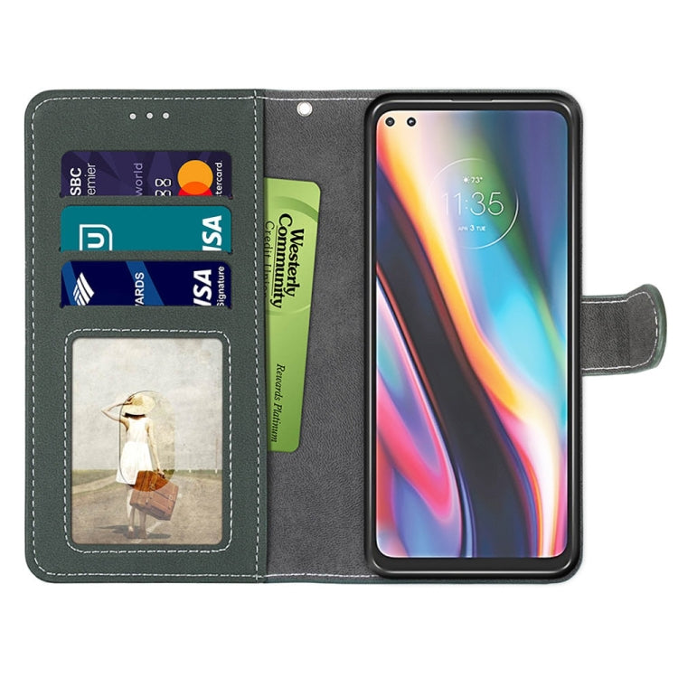 For Motorola Mote G 5G Plus Retro Frosted Horizontal Flip PU Leather Case with Holder & Card Slots & Wallet & Photo Frame