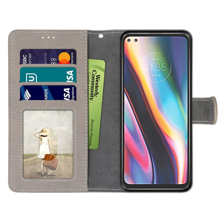 For Motorola Mote G 5G Plus Retro Frosted Horizontal Flip PU Leather Case with Holder & Card Slots & Wallet & Photo Frame