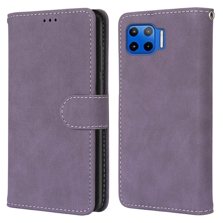 For Motorola Mote G 5G Plus Retro Frosted Horizontal Flip PU Leather Case with Holder & Card Slots & Wallet & Photo Frame