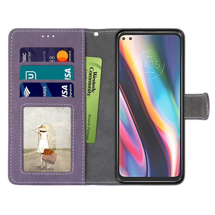 For Motorola Mote G 5G Plus Retro Frosted Horizontal Flip PU Leather Case with Holder & Card Slots & Wallet & Photo Frame