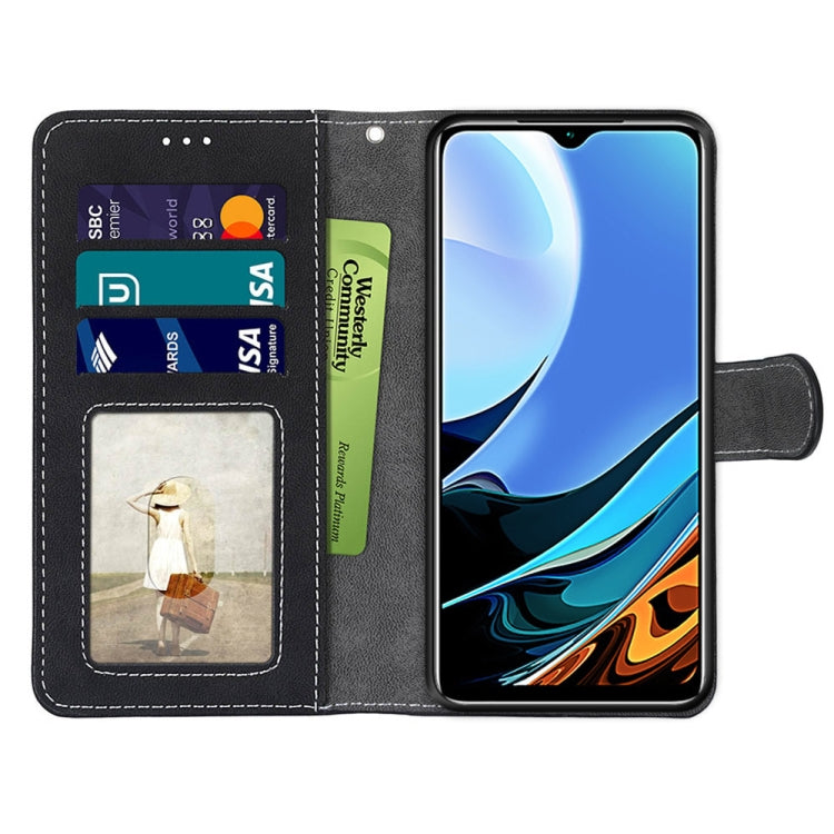 For Xiaomi Redmi 9 Power / Note 9 4G Retro Frosted Horizontal Flip PU Leather Case with Holder & Card Slots & Wallet & Photo Frame