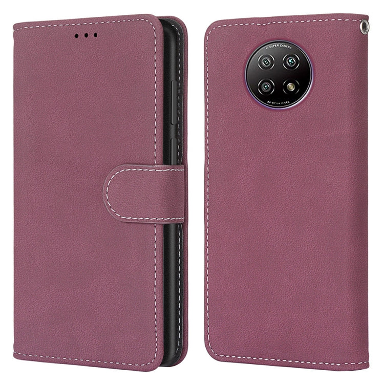 For Xiaomi Redmi Note 9 5G / Note 9T Retro Frosted Horizontal Flip PU Leather Case with Holder & Card Slots & Wallet & Photo Frame