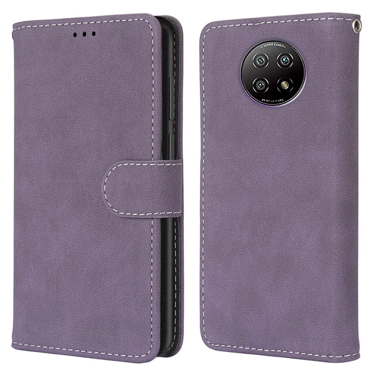 For Xiaomi Redmi Note 9 5G / Note 9T Retro Frosted Horizontal Flip PU Leather Case with Holder & Card Slots & Wallet & Photo Frame