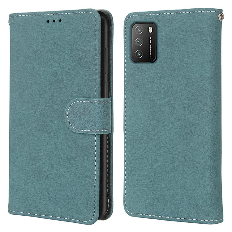 For Xiaomi Poco M3 Retro Frosted Horizontal Flip PU Leather Case with Holder & Card Slots & Wallet & Photo Frame