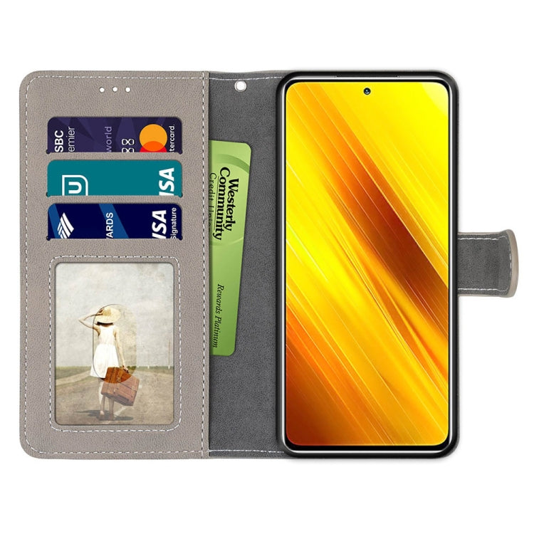 For Xiaomi Poco X3 NFC Retro Frosted Horizontal Flip PU Leather Case with Holder & Card Slots & Wallet & Photo Frame