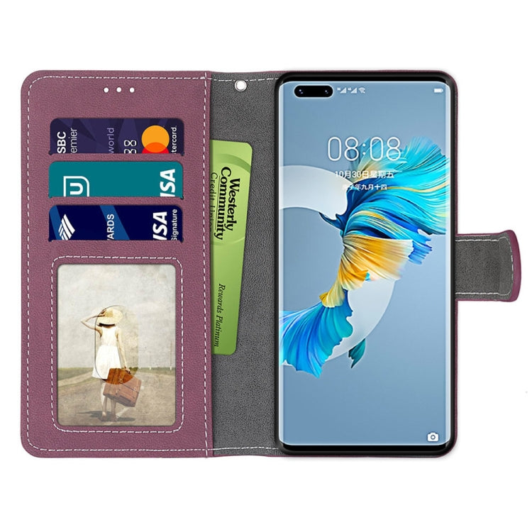 For Huawei Mate 40 Pro Retro Frosted Horizontal Flip PU Leather Case with Holder & Card Slots & Wallet & Photo Frame