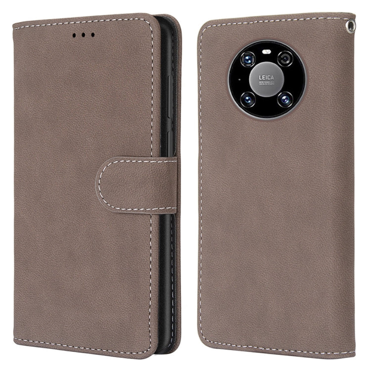 For Huawei Mate 40 Pro Retro Frosted Horizontal Flip PU Leather Case with Holder & Card Slots & Wallet & Photo Frame