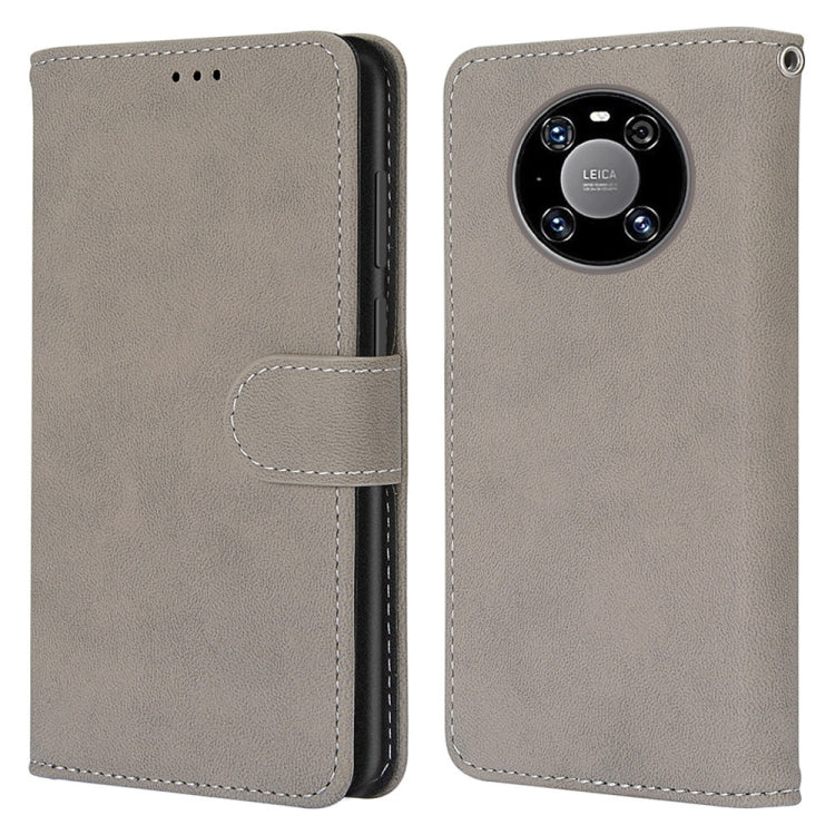 For Huawei Mate 40 Pro Retro Frosted Horizontal Flip PU Leather Case with Holder & Card Slots & Wallet & Photo Frame
