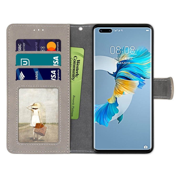 For Huawei Mate 40 Pro Retro Frosted Horizontal Flip PU Leather Case with Holder & Card Slots & Wallet & Photo Frame