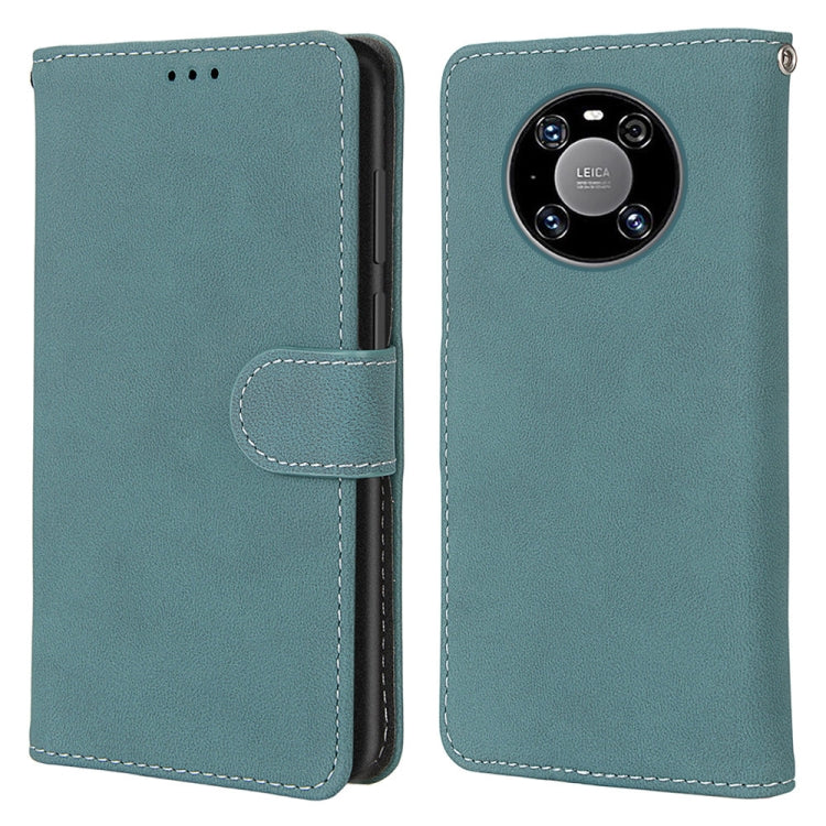 For Huawei Mate 40 Pro Retro Frosted Horizontal Flip PU Leather Case with Holder & Card Slots & Wallet & Photo Frame