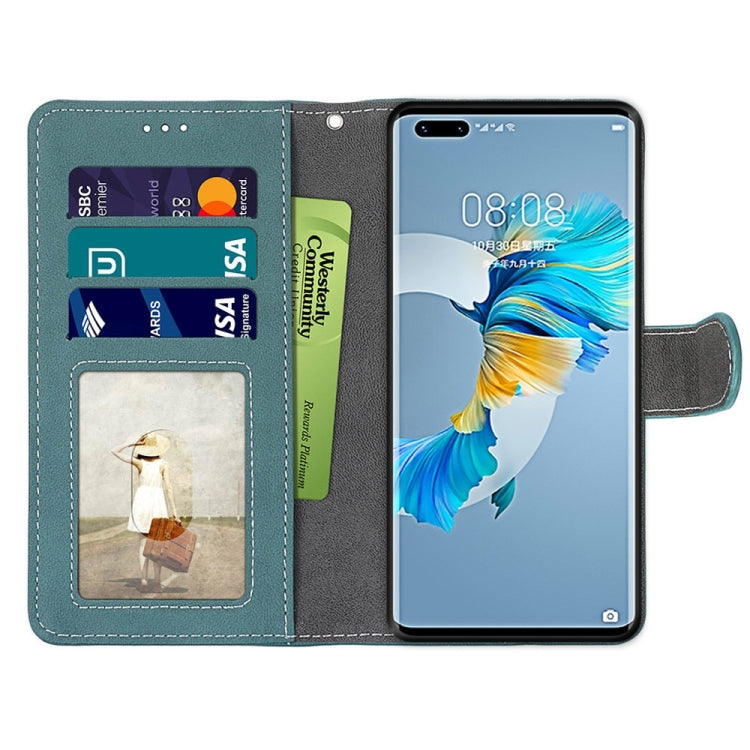 For Huawei Mate 40 Pro Retro Frosted Horizontal Flip PU Leather Case with Holder & Card Slots & Wallet & Photo Frame
