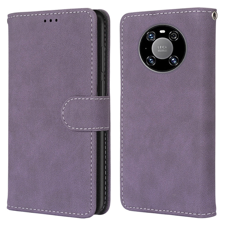 For Huawei Mate 40 Pro Retro Frosted Horizontal Flip PU Leather Case with Holder & Card Slots & Wallet & Photo Frame