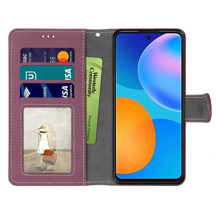 For Huawei P Smart 2021 / Y7a Retro Frosted Horizontal Flip PU Leather Case with Holder & Card Slots & Wallet & Photo Frame