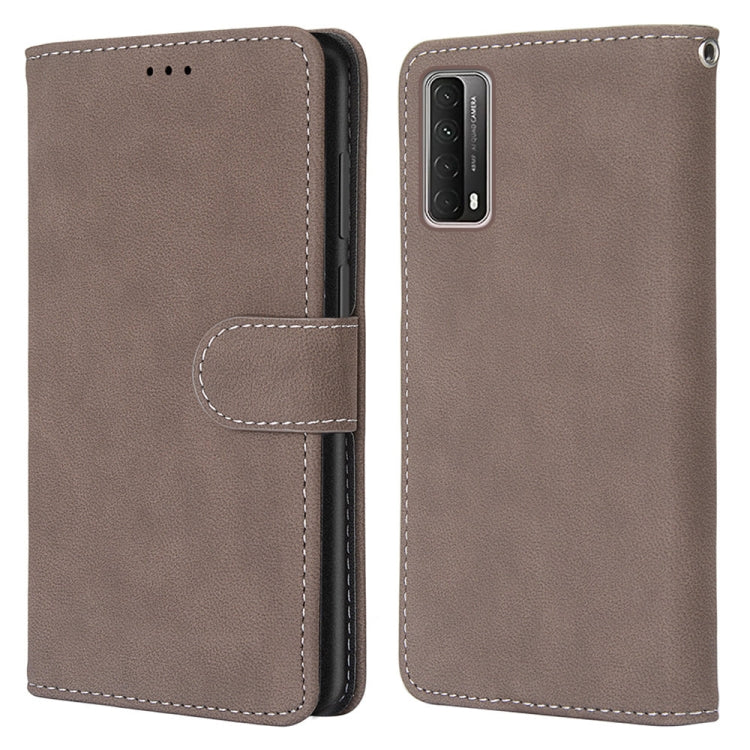 For Huawei P Smart 2021 / Y7a Retro Frosted Horizontal Flip PU Leather Case with Holder & Card Slots & Wallet & Photo Frame