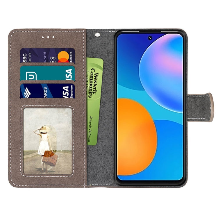 For Huawei P Smart 2021 / Y7a Retro Frosted Horizontal Flip PU Leather Case with Holder & Card Slots & Wallet & Photo Frame