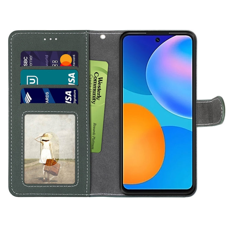 For Huawei P Smart 2021 / Y7a Retro Frosted Horizontal Flip PU Leather Case with Holder & Card Slots & Wallet & Photo Frame