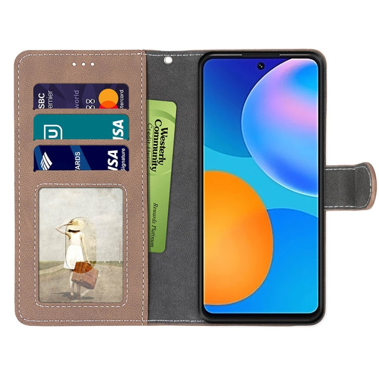 For Huawei P Smart 2021 / Y7a Retro Frosted Horizontal Flip PU Leather Case with Holder & Card Slots & Wallet & Photo Frame