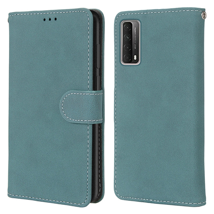 For Huawei P Smart 2021 / Y7a Retro Frosted Horizontal Flip PU Leather Case with Holder & Card Slots & Wallet & Photo Frame