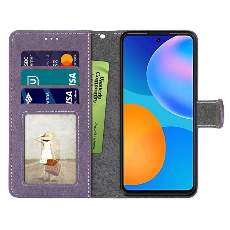For Huawei P Smart 2021 / Y7a Retro Frosted Horizontal Flip PU Leather Case with Holder & Card Slots & Wallet & Photo Frame