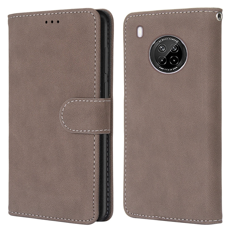 For Huawei Y9a Retro Frosted Horizontal Flip PU Leather Case with Holder & Card Slots & Wallet & Photo Frame