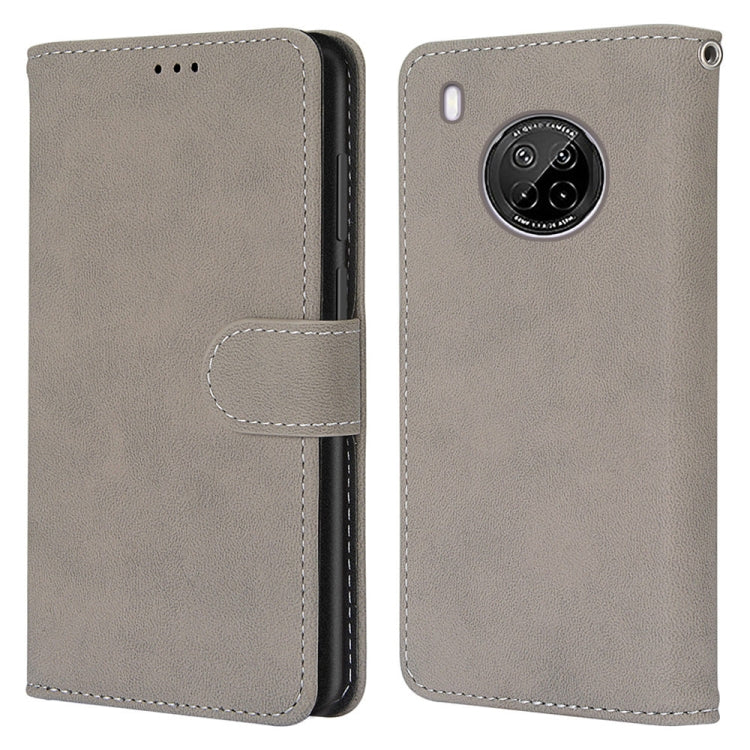For Huawei Y9a Retro Frosted Horizontal Flip PU Leather Case with Holder & Card Slots & Wallet & Photo Frame