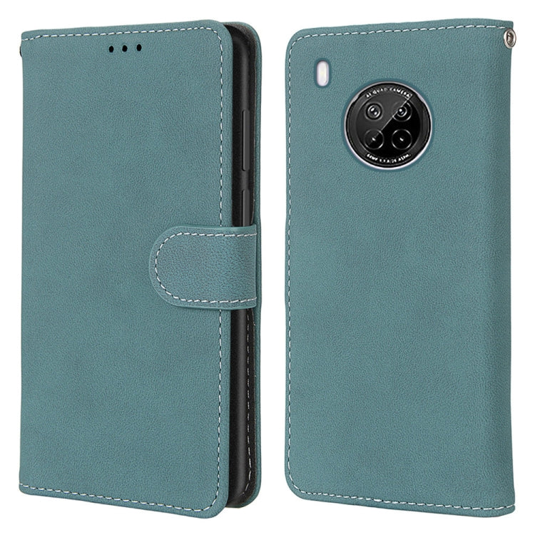 For Huawei Y9a Retro Frosted Horizontal Flip PU Leather Case with Holder & Card Slots & Wallet & Photo Frame