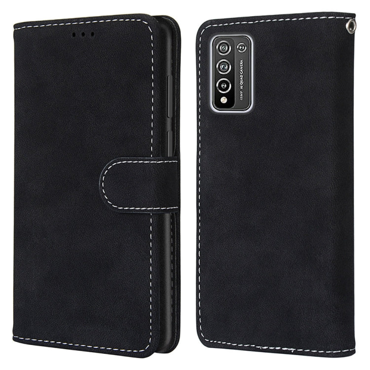 For Honor 10X Lite Retro Frosted Horizontal Flip PU Leather Case with Holder & Card Slots & Wallet & Photo Frame