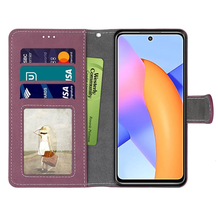 For Honor 10X Lite Retro Frosted Horizontal Flip PU Leather Case with Holder & Card Slots & Wallet & Photo Frame