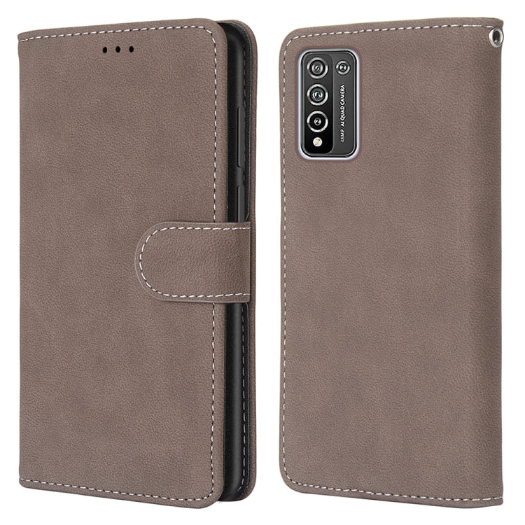 For Honor 10X Lite Retro Frosted Horizontal Flip PU Leather Case with Holder & Card Slots & Wallet & Photo Frame