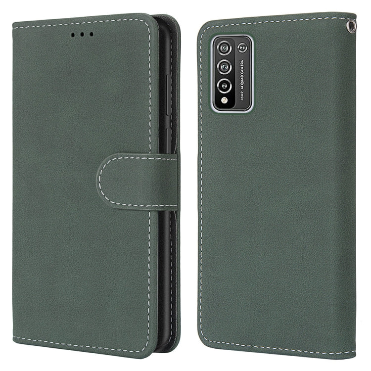 For Honor 10X Lite Retro Frosted Horizontal Flip PU Leather Case with Holder & Card Slots & Wallet & Photo Frame